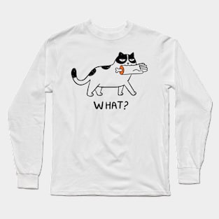Cat evil Long Sleeve T-Shirt